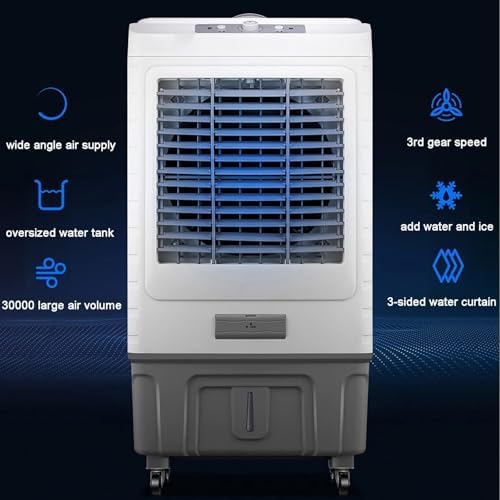 3-in-1 Evaporative Air Cooler with 80L Water Tank