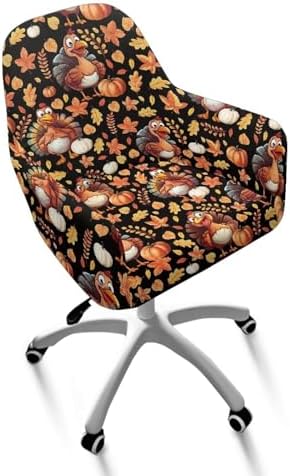 Thanksgiving Turkey Stretchable Armchair Cover for Dorm Office 1