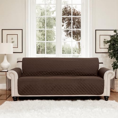 Waterproof Dog Couch Cover 3 Cushions 68 Sofa Chocolate