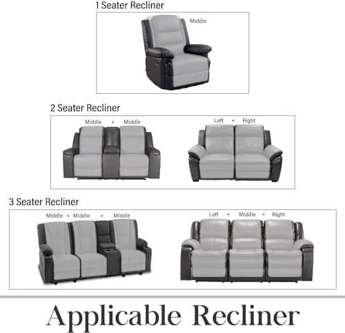 TOMORO Non-Slip Recliner Sofa Cover