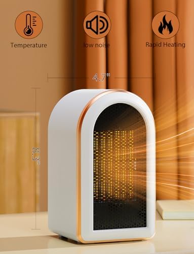 Efficient PTC Ceramic Space Heater with 2 Modes - 800W1200W Green