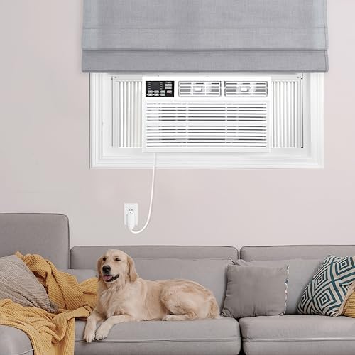 Whirlpool 24000 BTU Window Air Conditioner with Dehumidifier 230V Bright White