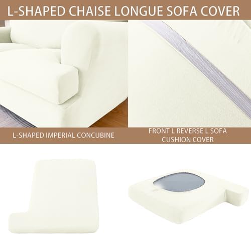 Molasofa 3 Piece T Cushion Loveseat Slipcover Set