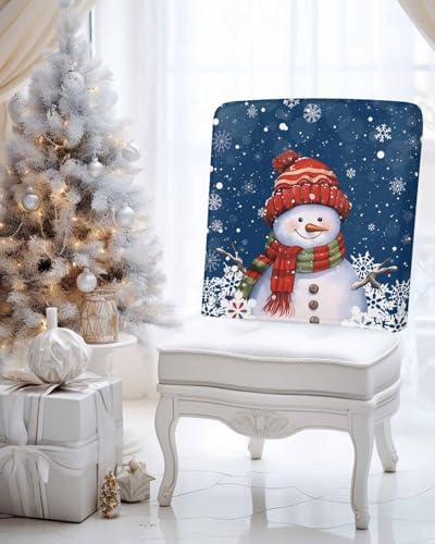 Christmas Chair Back Covers Set of 4