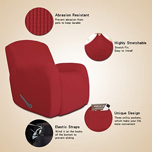 Easy-Going Recliner Slipcover with Elastic Bottom