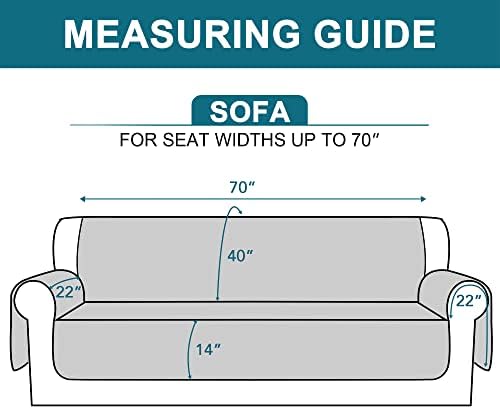 Turquoize Waterproof Sofa Cover for 3 Cushion Couch 1