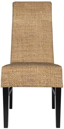 Soft Polyester Burlap Chair Slipcovers for Dining Room