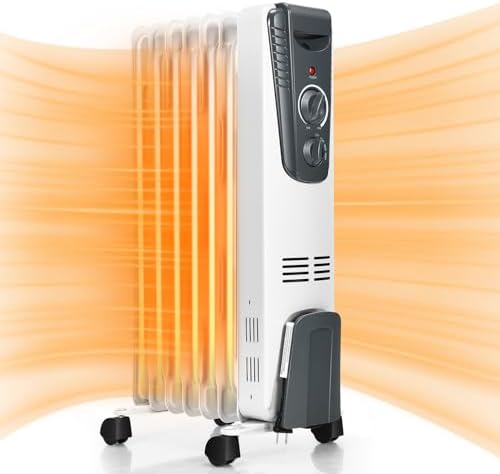 KOTEK 1500W Electric Oil Filled Radiator Heater
