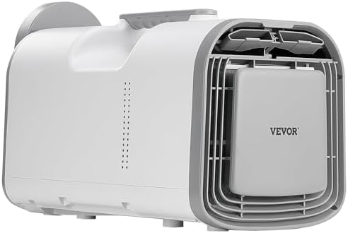 VEVOR 4250 BTU Portable AC with 3 Speeds and 24H Timer White