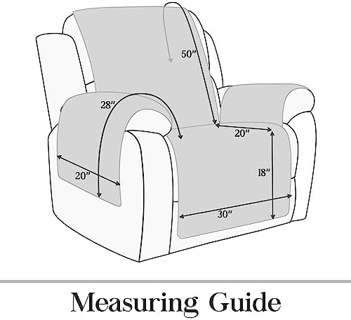 TOMORO Non-Slip Recliner Cover for Kids and Pets 1