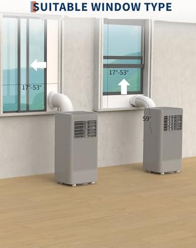MilleLoom 10000 BTU Portable Air Conditioner for Bedroom