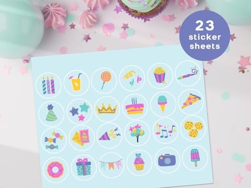 Birthday Bingo Game for Kids Party Blue