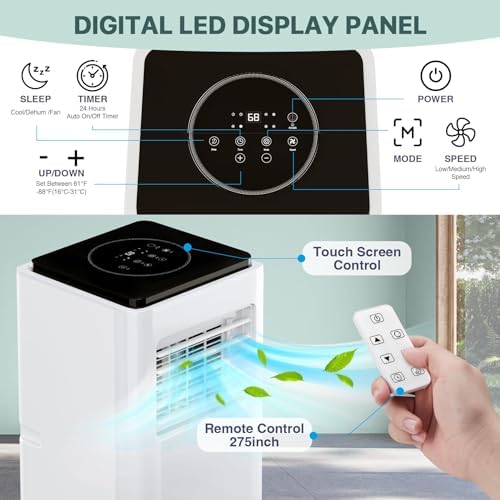10000 BTU Portable AC 3-in-1 with Remote Control 1