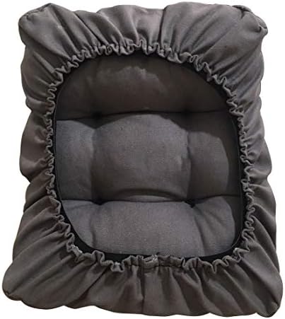 Rectangle Bar Stool Cover Cushion 12x16 Dark Gray