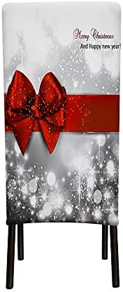 Wondertify Christmas Chair Covers for Dining Room