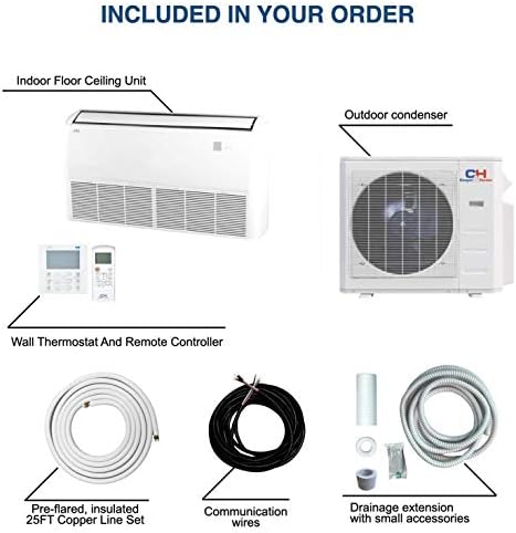 Cooper Hunter 36000 BTU Universal Floor Ceiling Ductless Mini Split ACHeat 230V