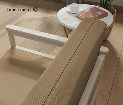 Lane Linen Futon Cover Full Size 100 Cotton Zippered Taupe