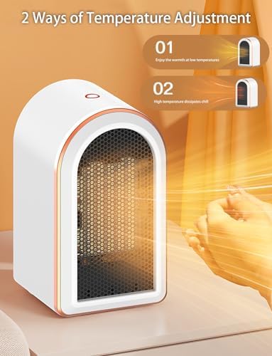 Efficient PTC Ceramic Space Heater with 2 Modes - 800W1200W Green