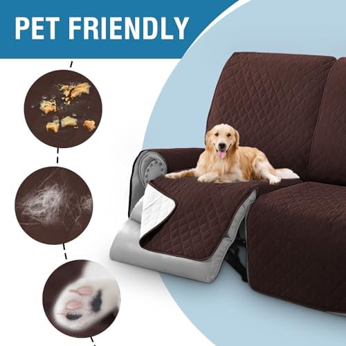 HVERSAILTEX Waterproof Recliner Loveseat Slipcover 2 Piece