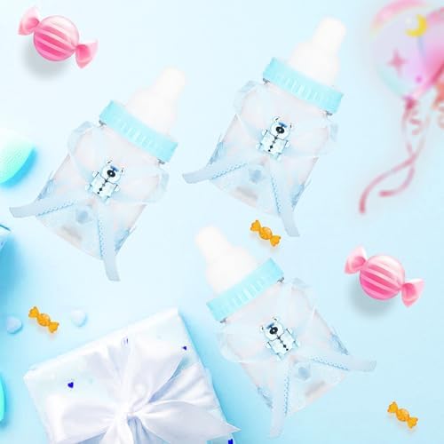 LASLU 24pcs Feeder Style Candy Bottle Baby Shower Favors
