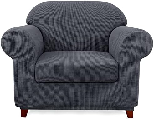 SUBRTEX Stretch Armchair Slipcover 2 Piece Set