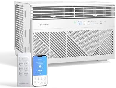 Comfort Zone CZ12758 Window AC 8000 BTU White