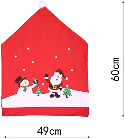 BAKUGOU Santa Chair Covers Set of 4