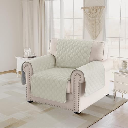 PrinceDeco Water Resistant Chair Cover Slipcover for Pets and Kids