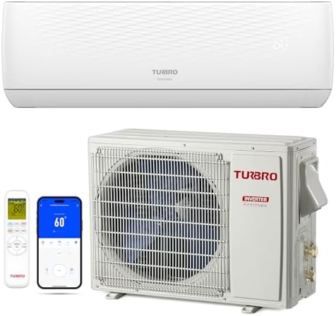 TURBRO 24000 BTU Ductless Mini Split AC with Heat Pump 1