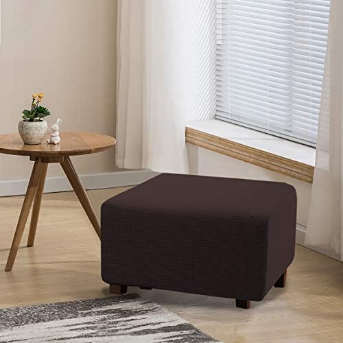 Flamingo P Stretch Ottoman Cover Soft Rectangle with Elastic Bottom