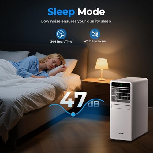 ZAFRO 12000 BTU Portable Air Conditioner with 3-in-1 Functionality