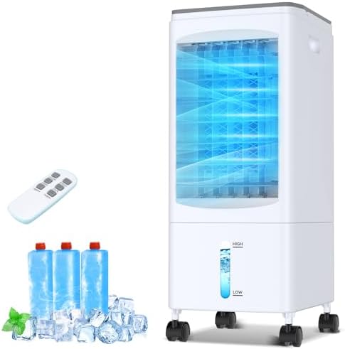 Laluztop 16 Gal Portable Air Cooler with 3 Speeds and Remote Control