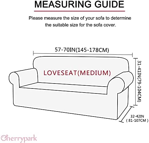 Cherrypark High Stretch Waterproof Sofa Cover with Elastic Hem
