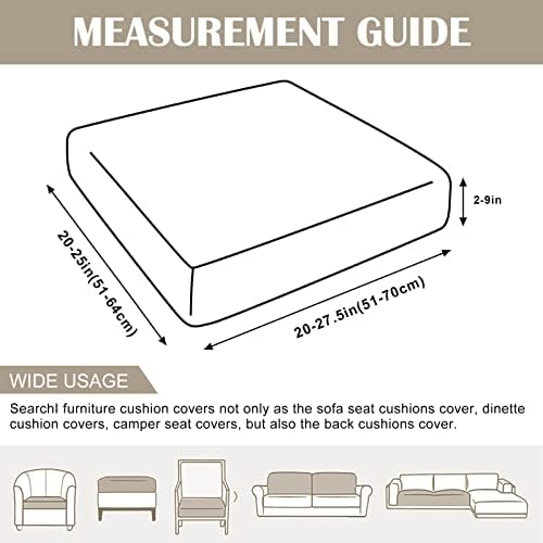 SearchI Stretch Christmas Sofa Cushion Covers