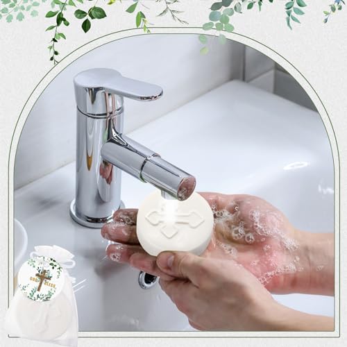 24 Cross Scented Soap Baptism Favors for Guests