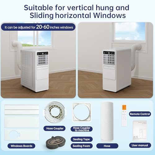 Humhold 12000 BTU Portable Air Conditioner with Remote Control