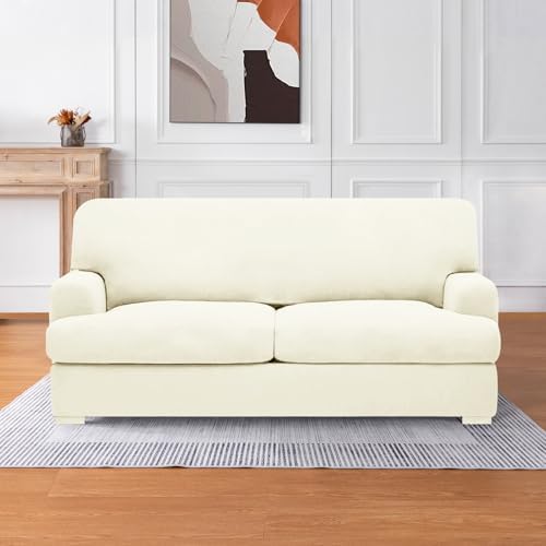 Molasofa 3 Piece T Cushion Loveseat Slipcover Set