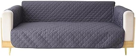 YuppieLife Reversible Sofa Slipcover - Dark Grey