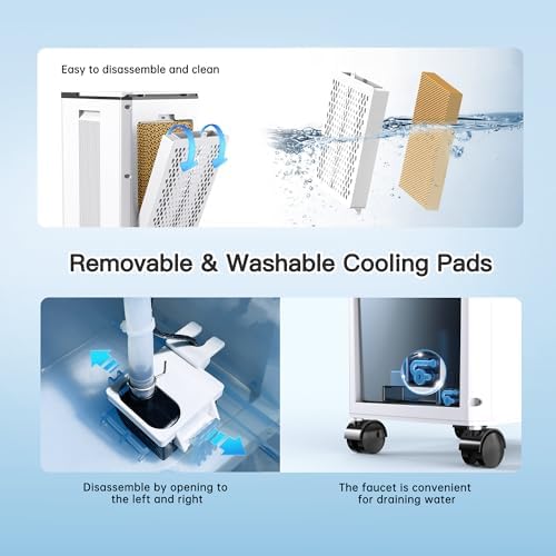 Feculs 3-in-1 Windowless Air Cooler for 320 sqft Cooling