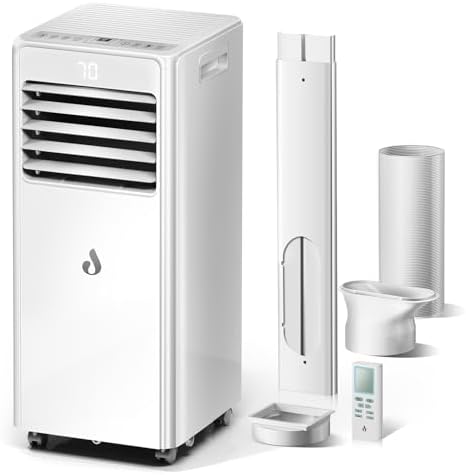 10000 BTU Portable Air Conditioner with Remote and Dehumidifier Function