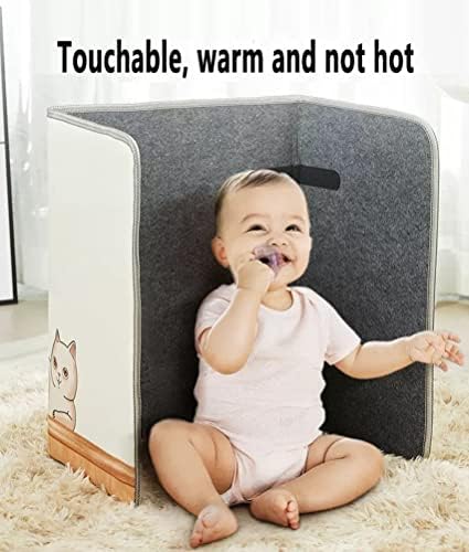 Folding Under-Table Space Heater for Foot Warmth