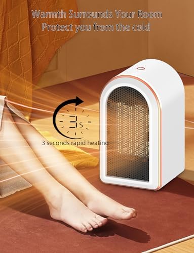 Efficient PTC Ceramic Space Heater with 2 Modes - 800W1200W Green
