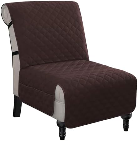 HVERSAILTEX Reversible Water Resistant Chair Cover with Pockets and Anti-Slip Buckle
