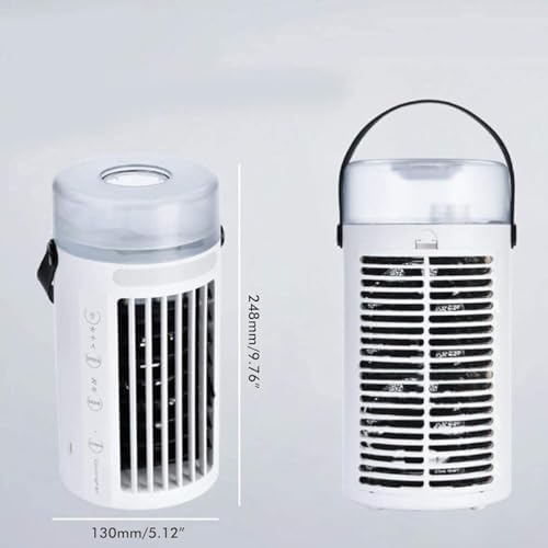 Mini Air Conditioner Fan with USB Power and Night Light
