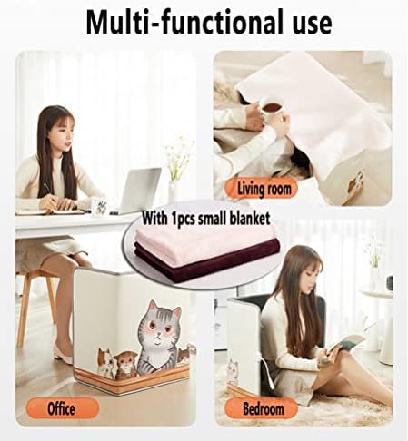 Folding Under-Table Space Heater for Foot Warmth