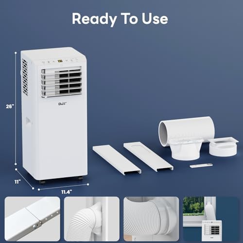 DuraComfort Portable AC 8500 BTU Cooling Fan Dehumidifier