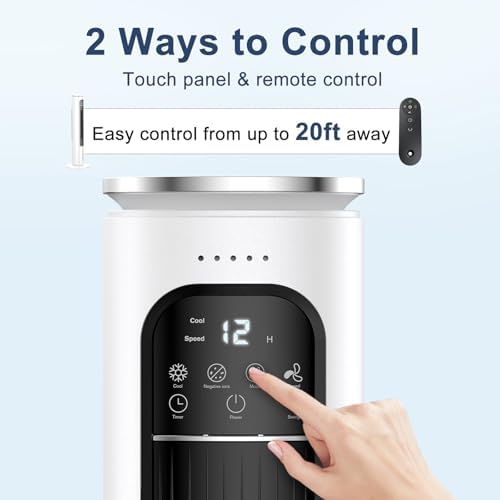 BIESQYA Windowless Portable Air Conditioner with Remote