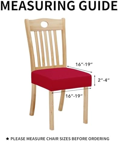 Easy-Going Waterproof Dining Chair Covers Set of 4 1