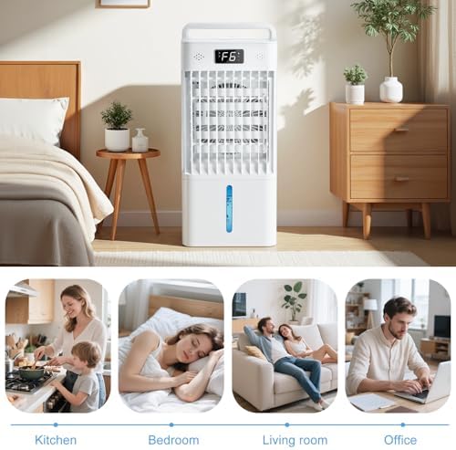 KEATEV 2025 Quiet Portable Air Conditioner with 10L Water Tank