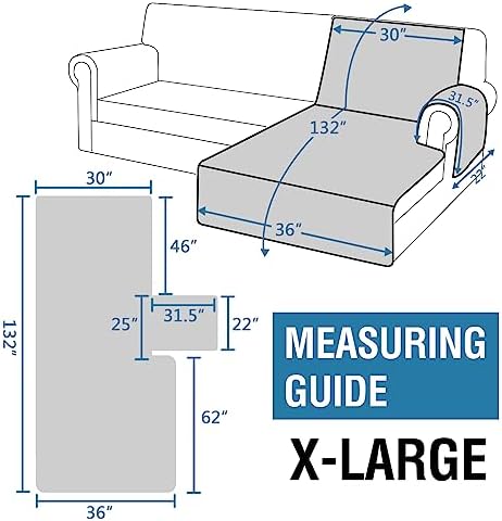 HVERSAILTEX Waterproof Chaise Slipcover for Dogs